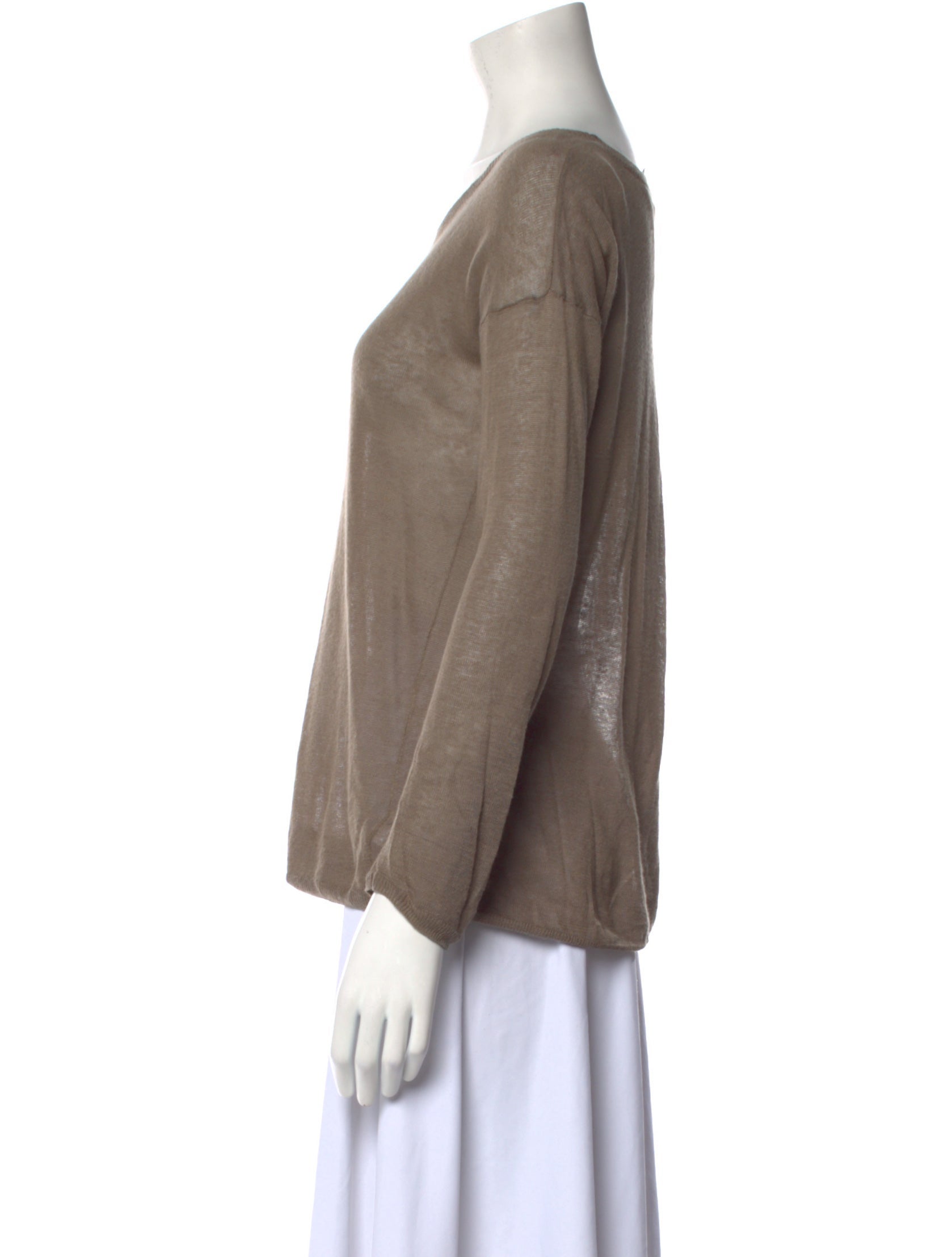 Cynthia Rowley Scoop Neck Sweater