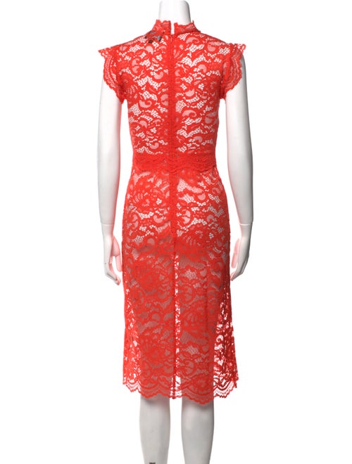 Cynthia Rowley Lace Pattern Midi Length Dress