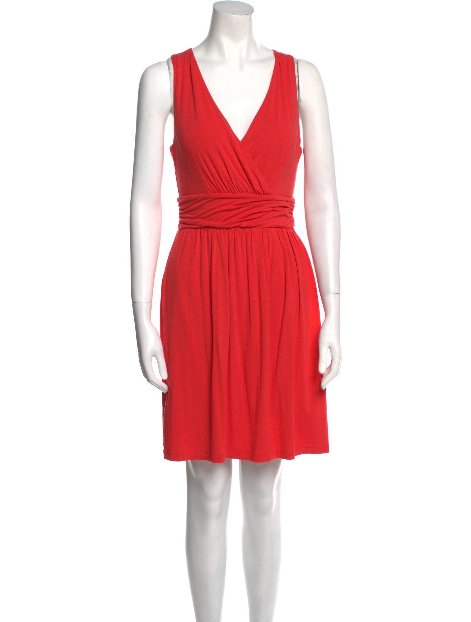 Cynthia Rowley Plunge Neckline Mini Dress