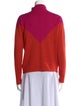 Cynthia Rowley Colorblock Pattern Turtleneck Sweater