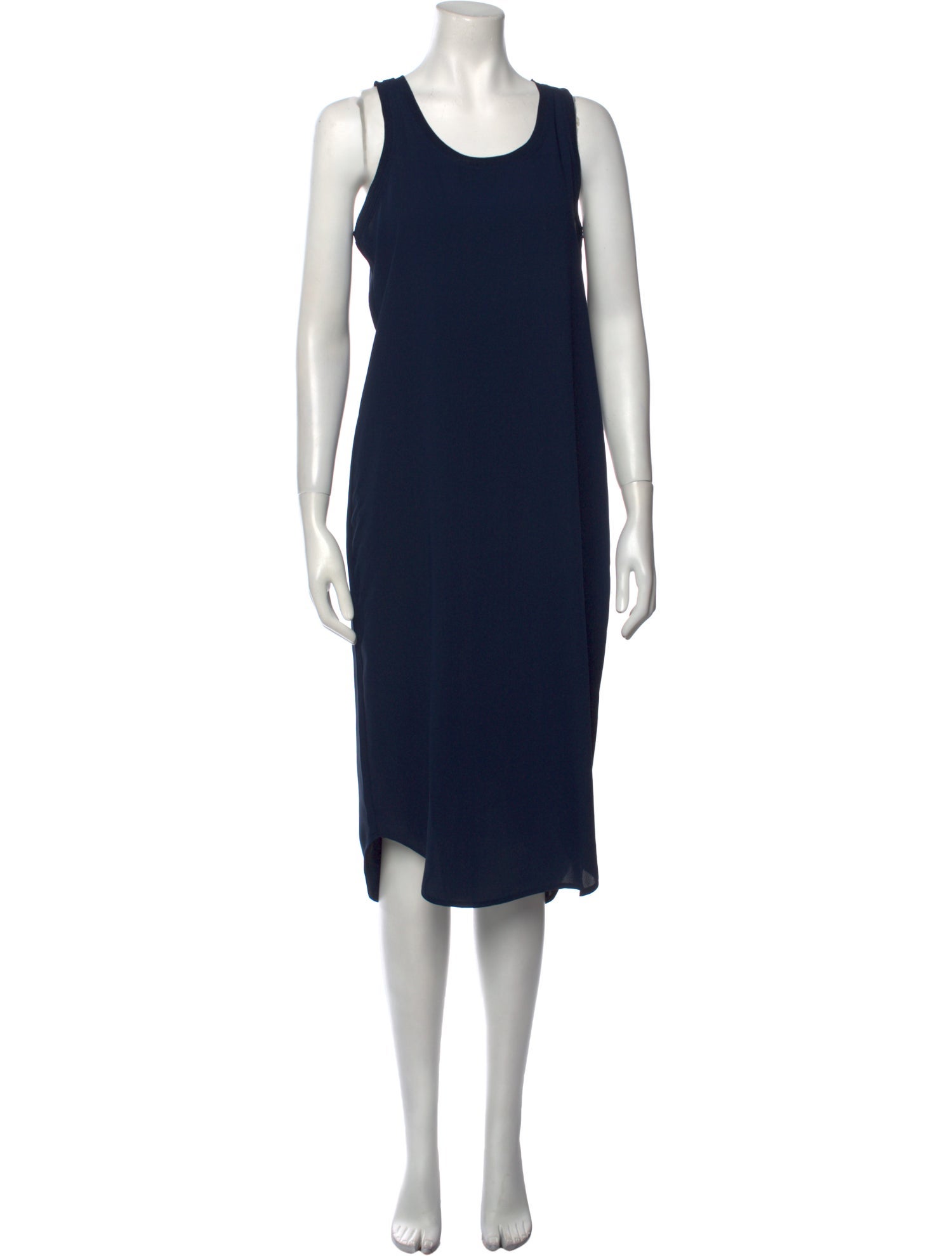 Cynthia Rowley Scoop Neck Midi Length Dress