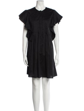 Cynthia Rowley Crew Neck Mini Dress