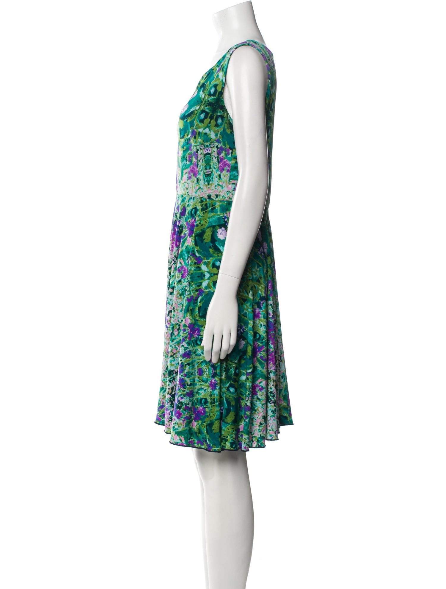 Cynthia Rowley Floral Print Knee-Length Dress