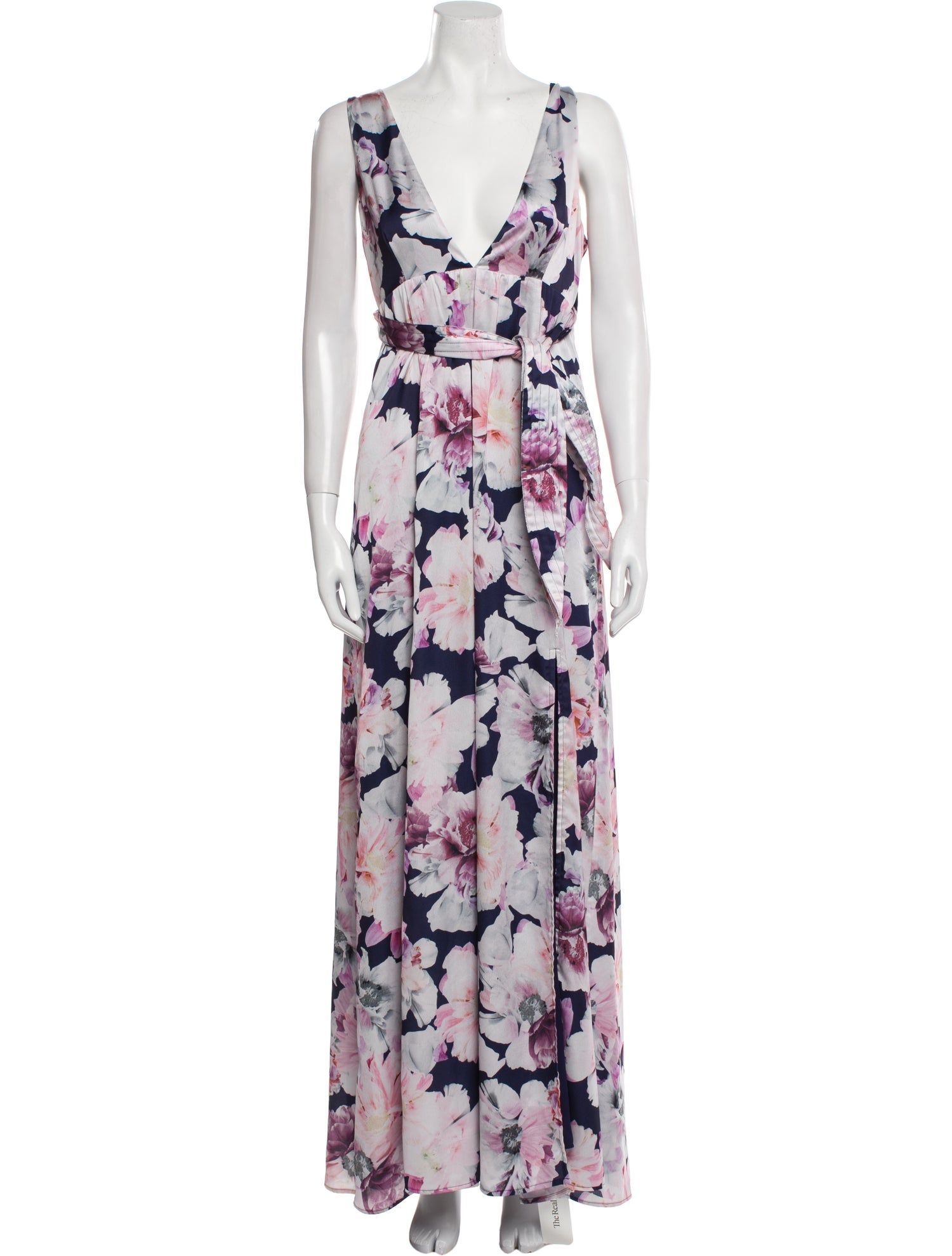 Cynthia Rowley Floral Print Long Dress