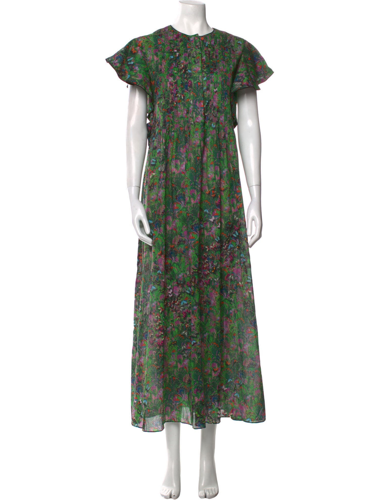 Cynthia Rowley Floral Print Long Dress