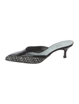 Cynthia Rowley Leather Mules