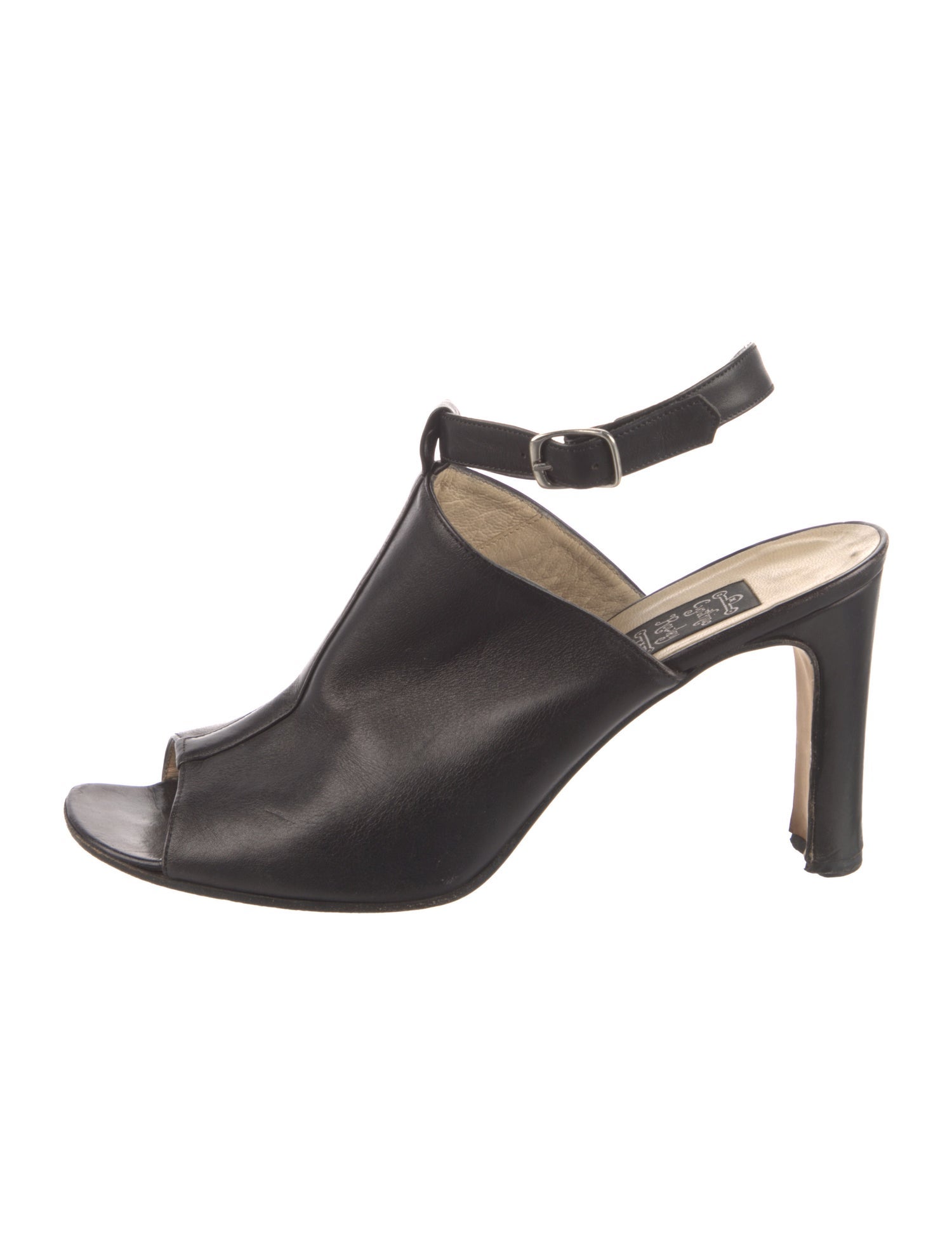 Cynthia Rowley Leather Slingback Sandals