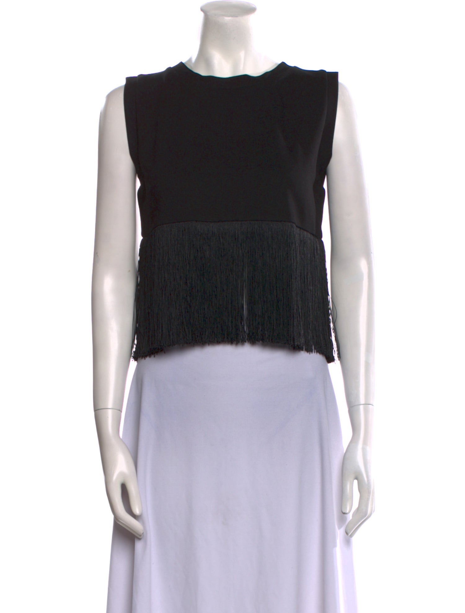 Cynthia Rowley Crew Neck Sleeveless Crop Top w/ Tags