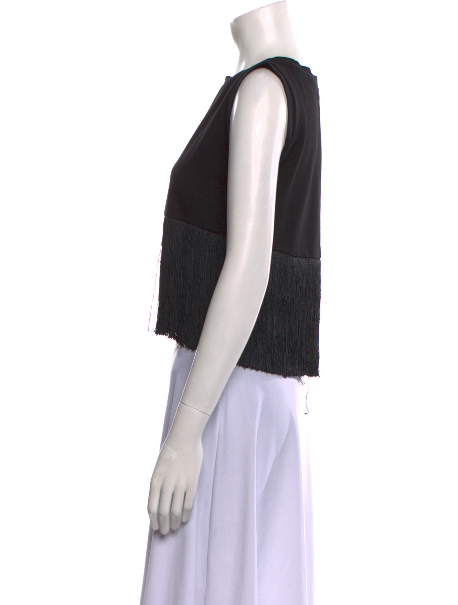 Cynthia Rowley Crew Neck Sleeveless Crop Top w/ Tags