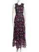 Cynthia Rowley Floral Print Long Dress