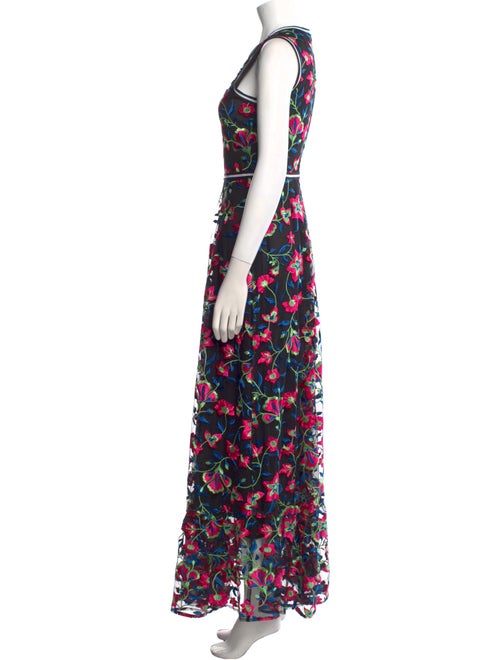 Cynthia Rowley Floral Print Long Dress
