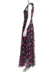 Cynthia Rowley Floral Print Long Dress