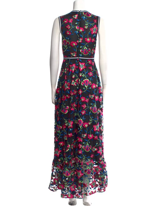 Cynthia Rowley Floral Print Long Dress