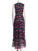 Cynthia Rowley Floral Print Long Dress