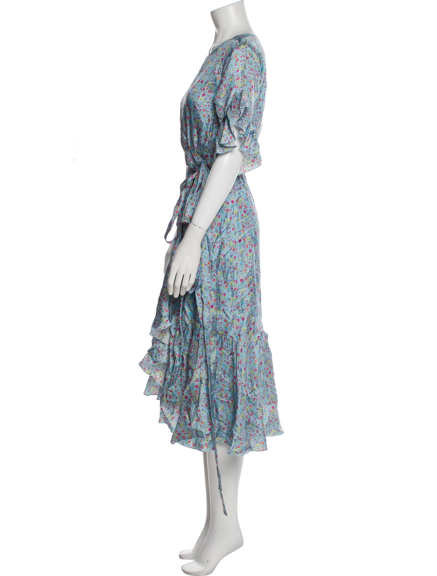 Cynthia Rowley Floral Print Midi Length Dress w/ Tags