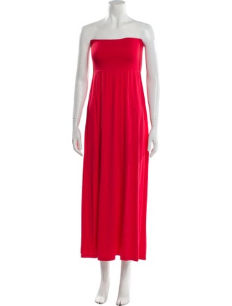 Cynthia Rowley Strapless Midi Length Dress