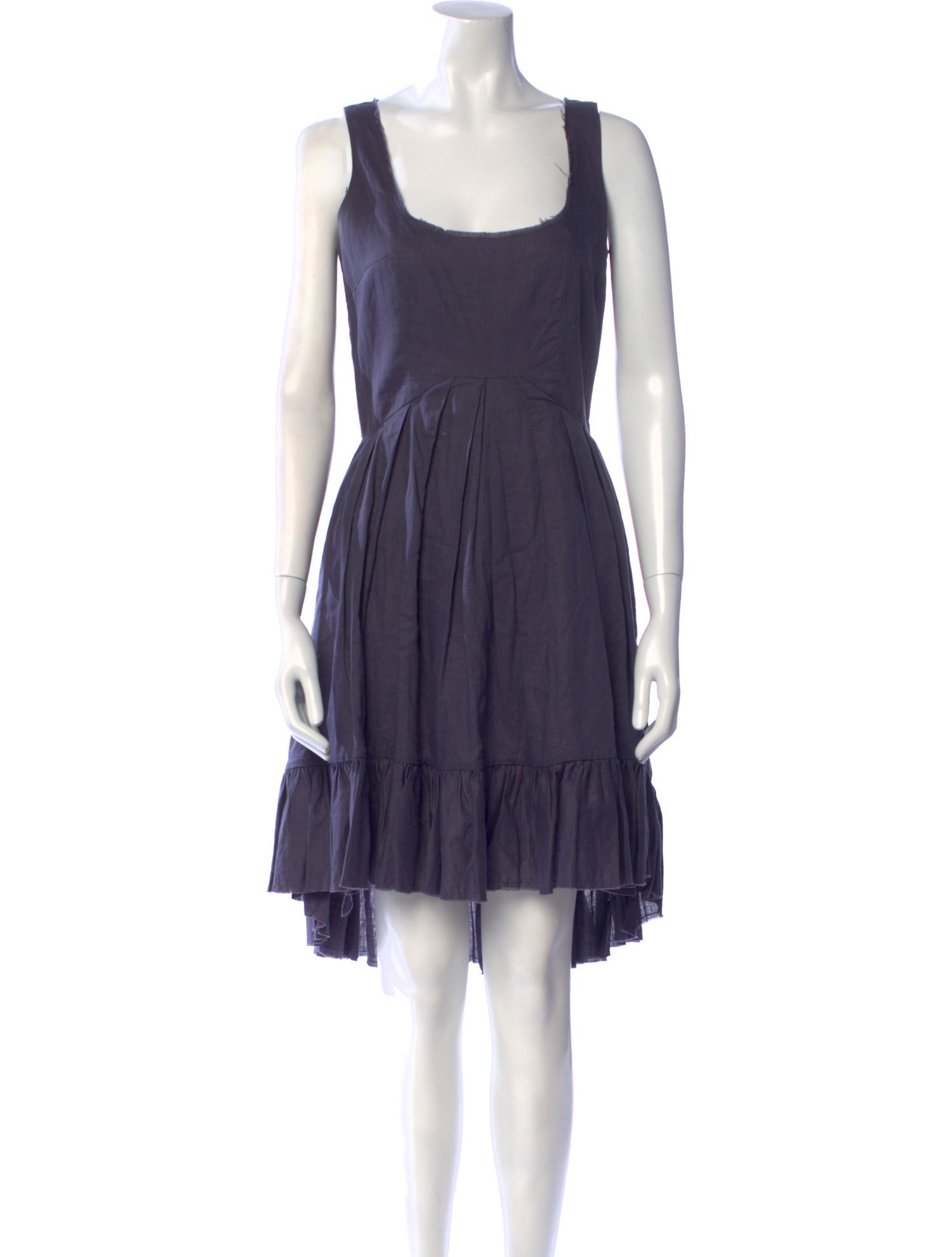 Cynthia Rowley Square Neckline Knee-Length Dress