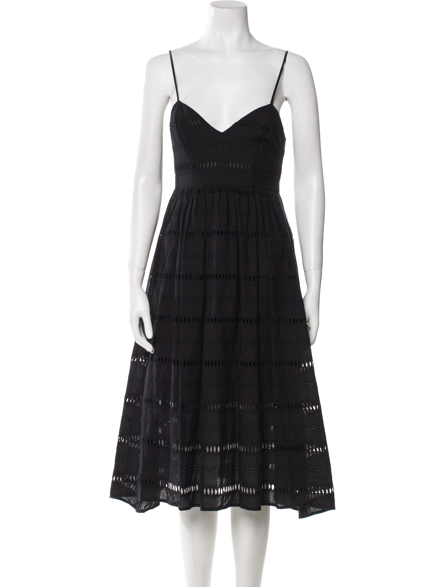 Cynthia Rowley V-Neck Midi Length Dress