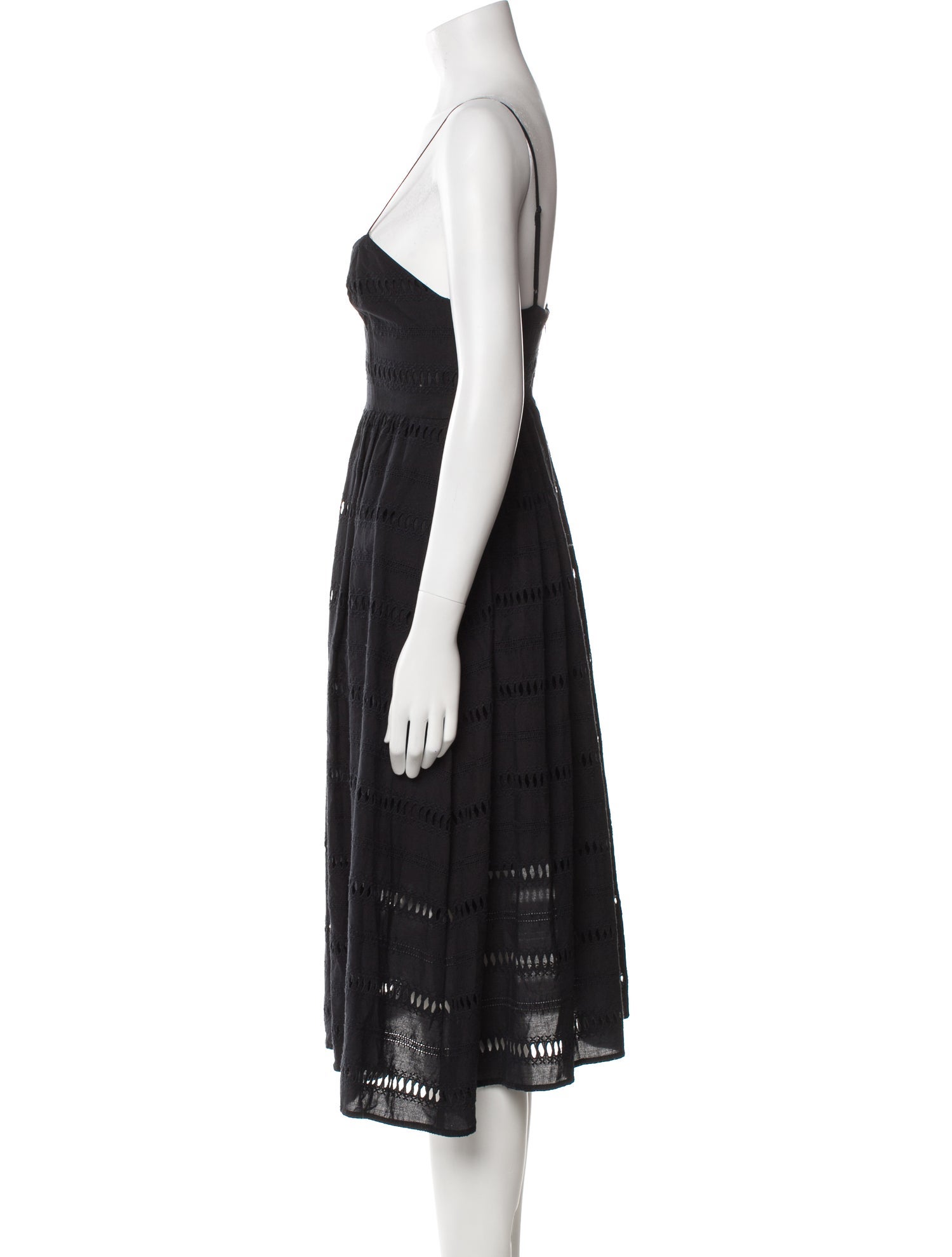 Cynthia Rowley V-Neck Midi Length Dress