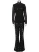 Cynthia Rowley Crystal Embellishments Pant Set