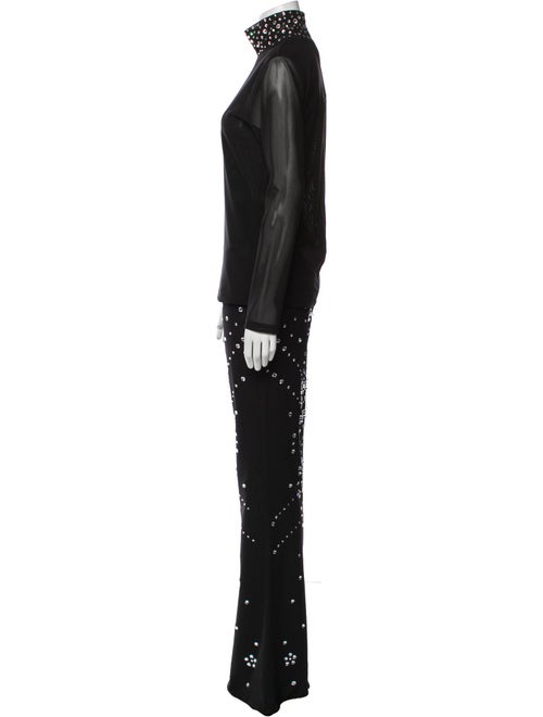 Cynthia Rowley Crystal Embellishments Pant Set