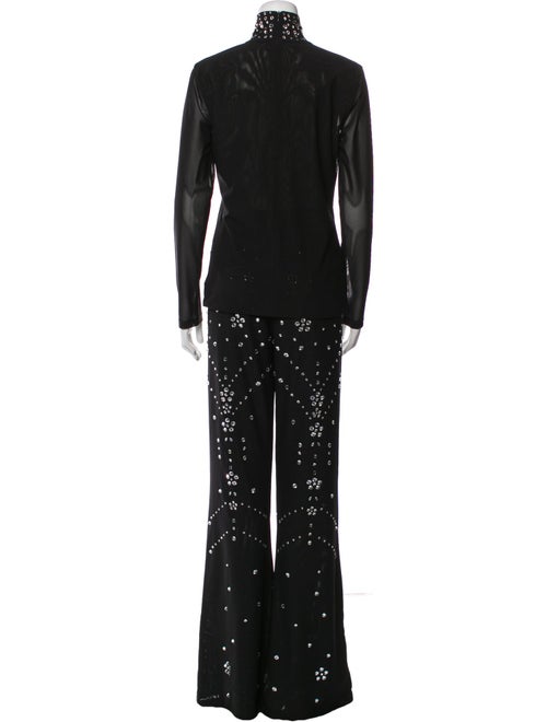 Cynthia Rowley Crystal Embellishments Pant Set