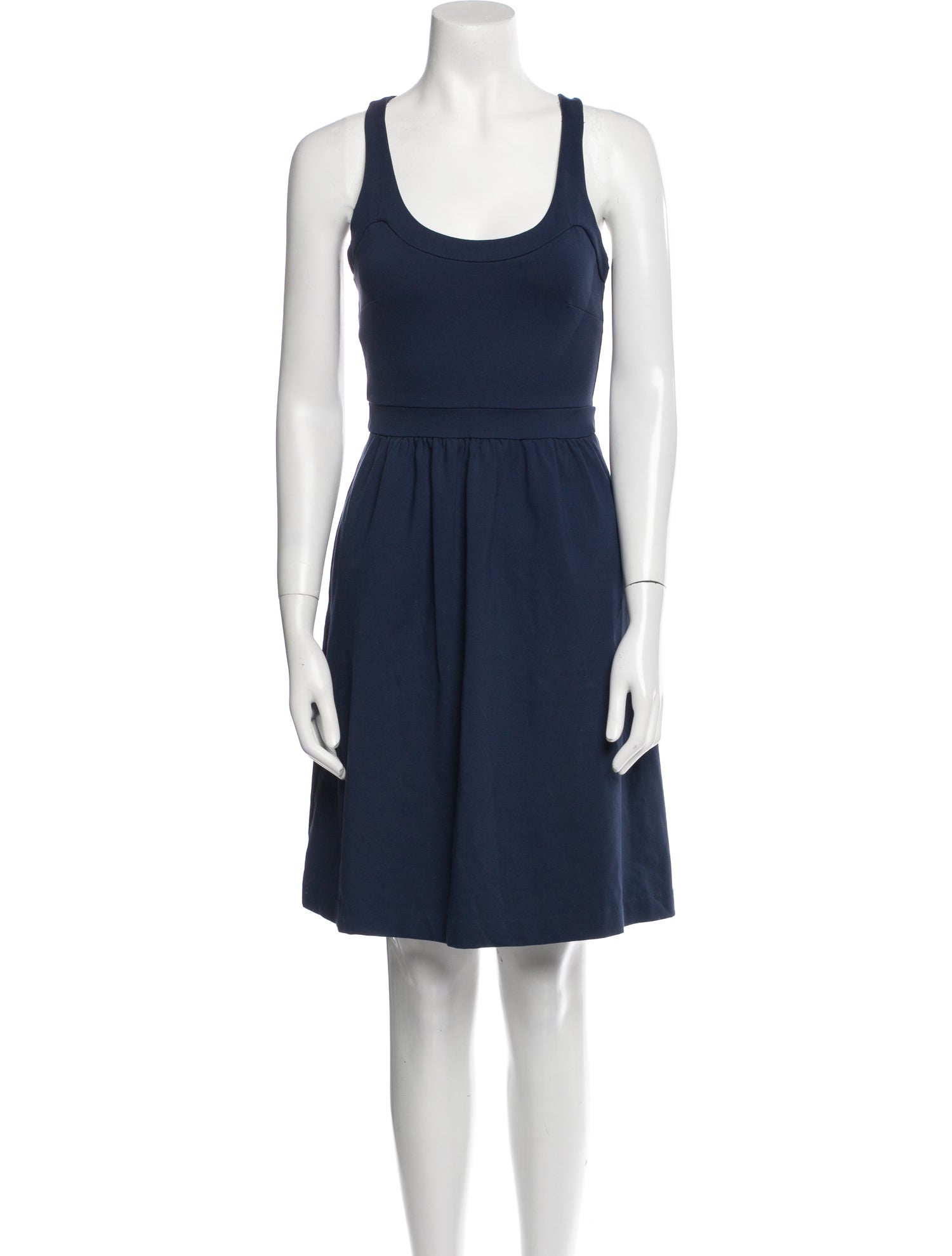 Cynthia Rowley Scoop Neck Mini Dress