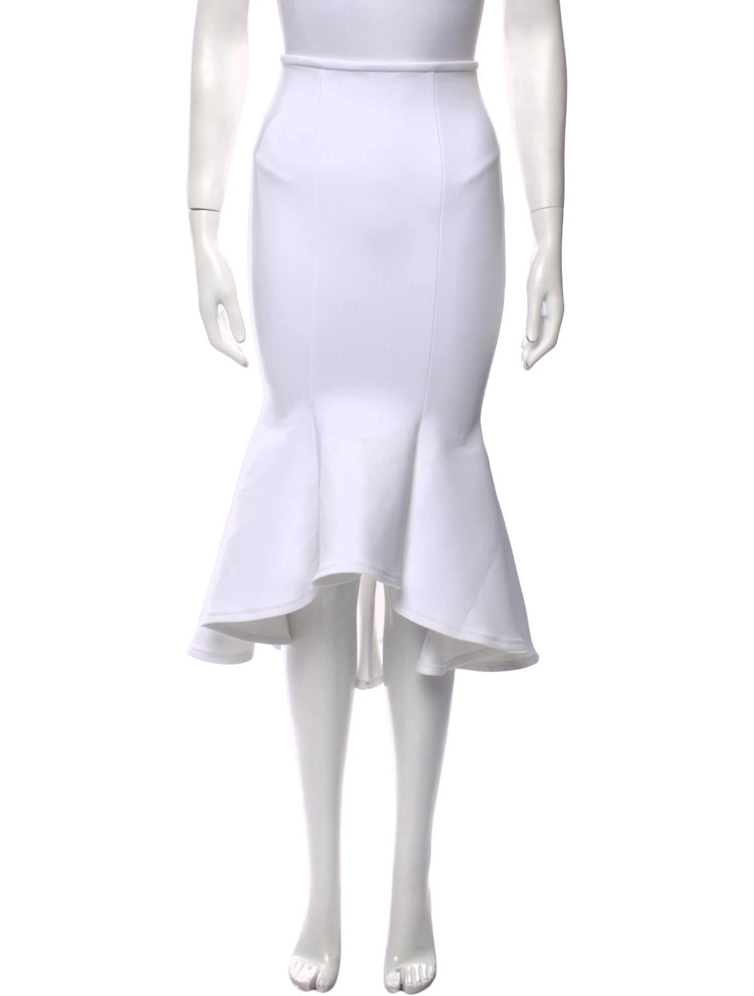 Cynthia Rowley Ruffle Embellishment Midi Length Skirt