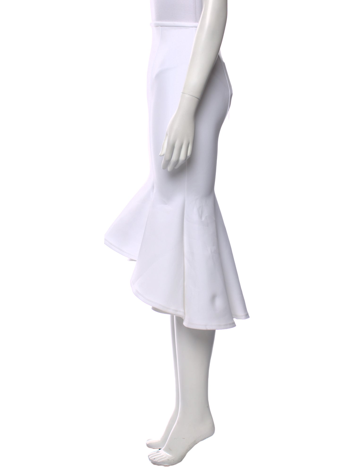 Cynthia Rowley Ruffle Embellishment Midi Length Skirt