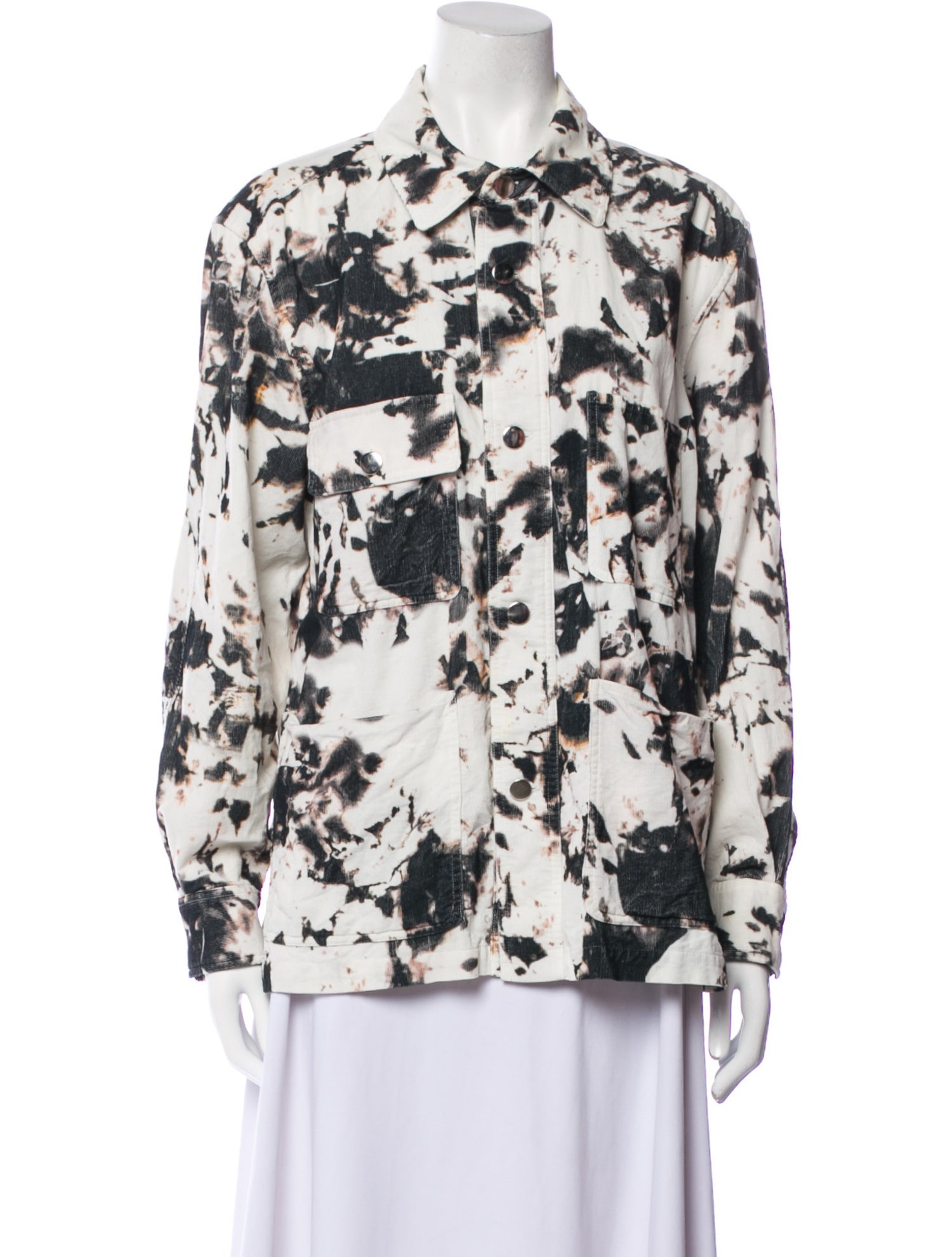 Cynthia Rowley Corduroy Printed Jacket