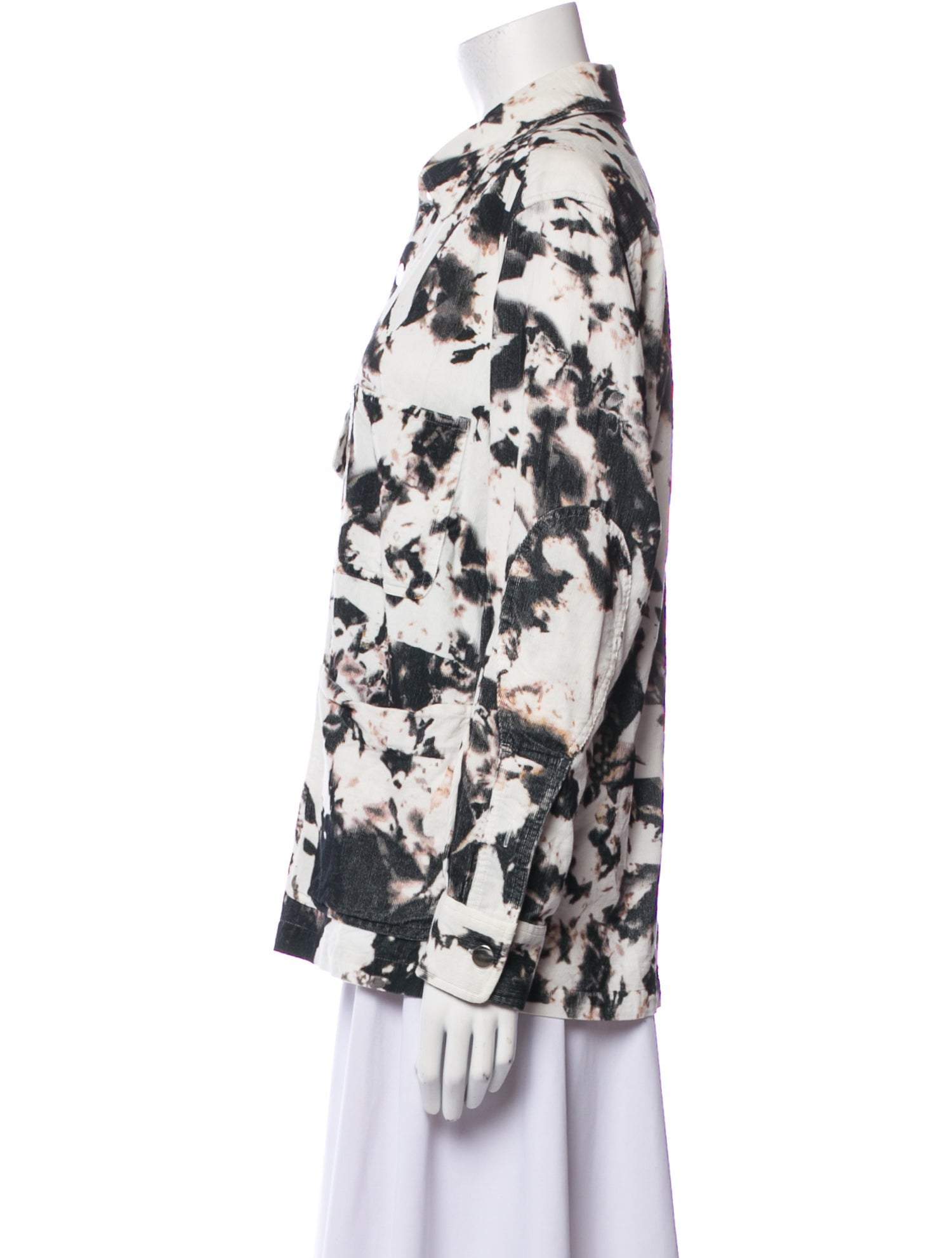 Cynthia Rowley Corduroy Printed Jacket