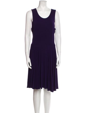 Cynthia Rowley Scoop Neck Knee-Length Dress