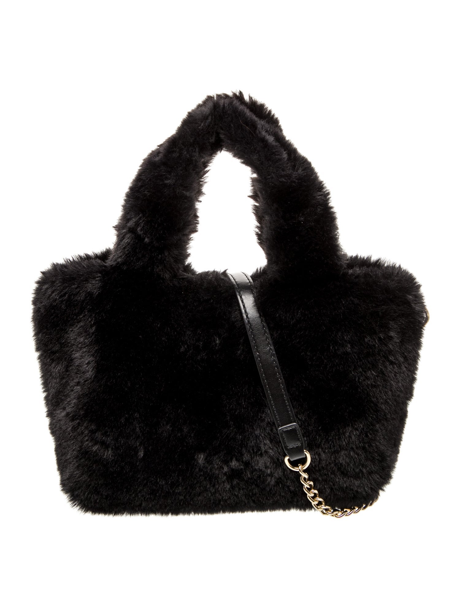 Cynthia Rowley Faux Fur Top Handle Bag