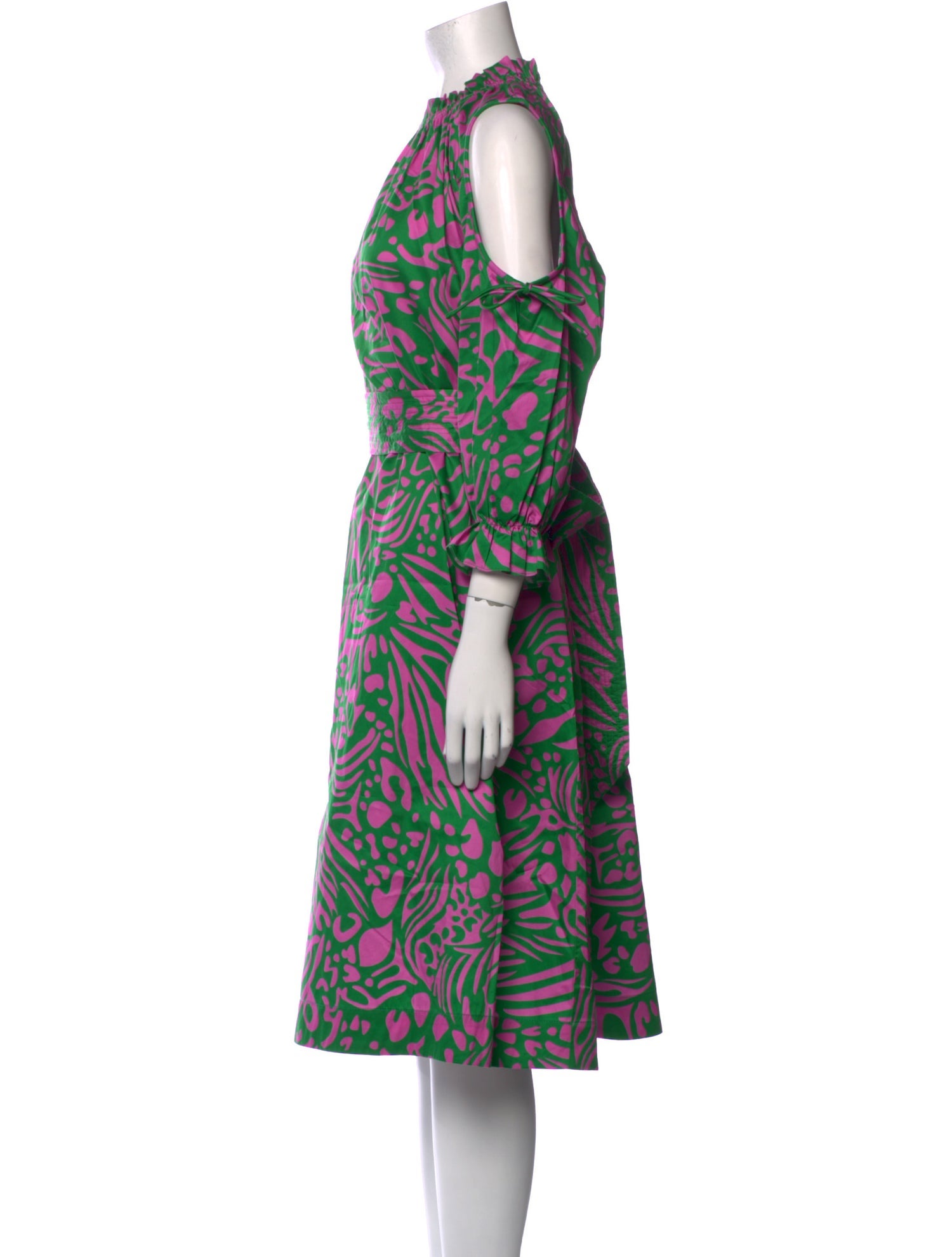 Cynthia Rowley Printed Midi Length Dress