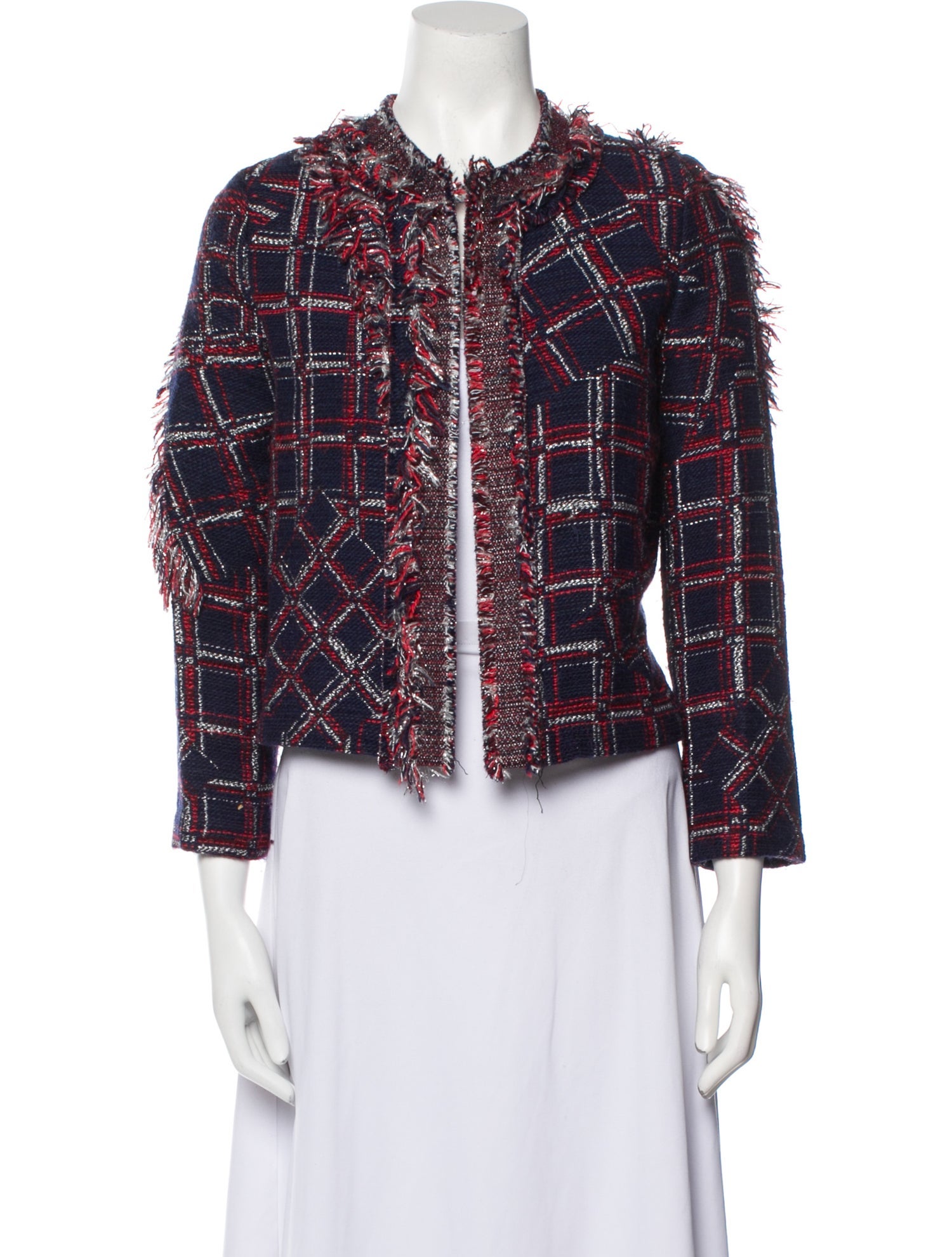 Cynthia Rowley Tweed Pattern Evening Jacket
