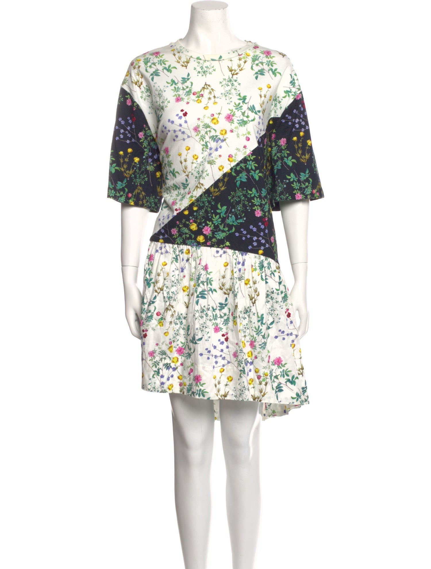 Cynthia Rowley Floral Print Knee-Length Dress