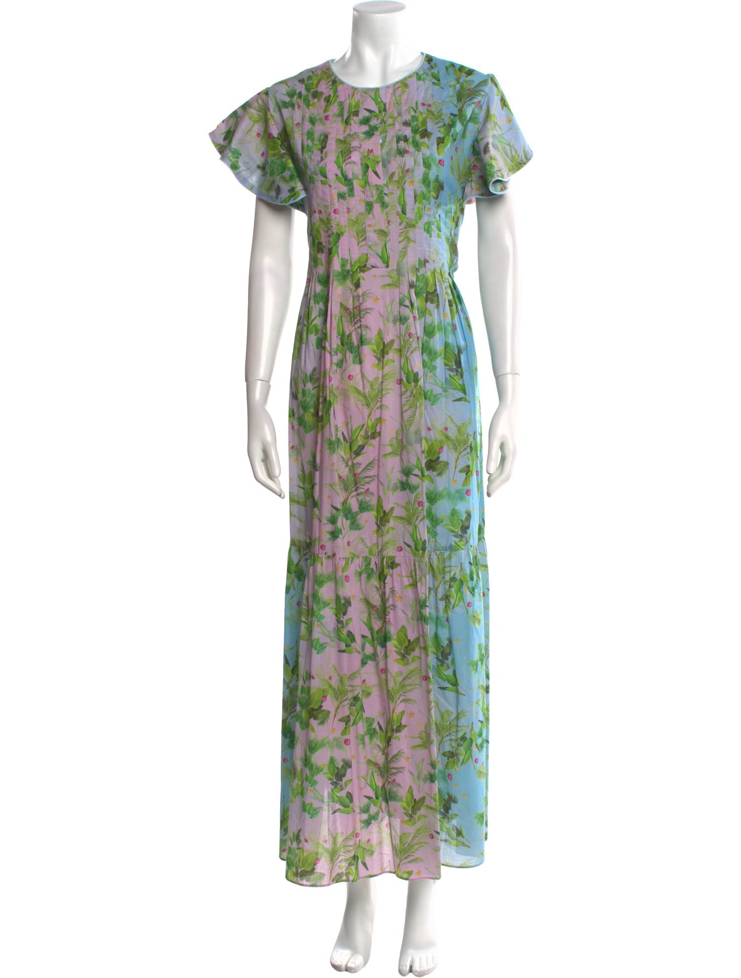 Cynthia Rowley Floral Print Long Dress