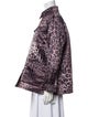 Cynthia Rowley Animal Print Utility Jacket