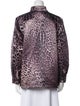 Cynthia Rowley Animal Print Utility Jacket