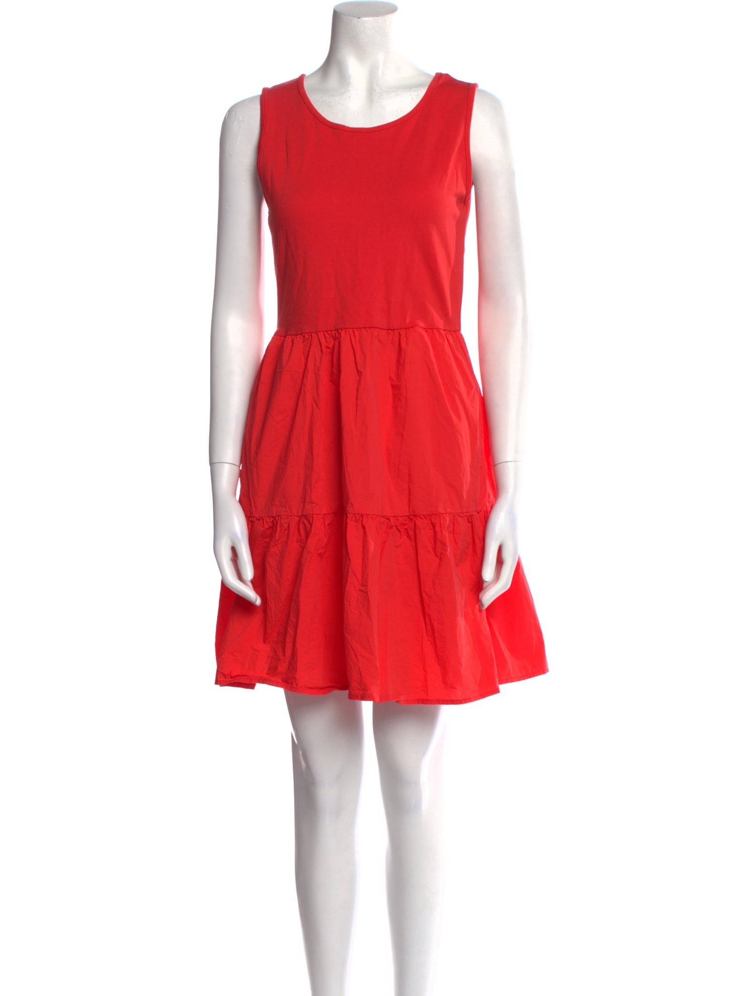 Cynthia Rowley Scoop Neck Mini Dress