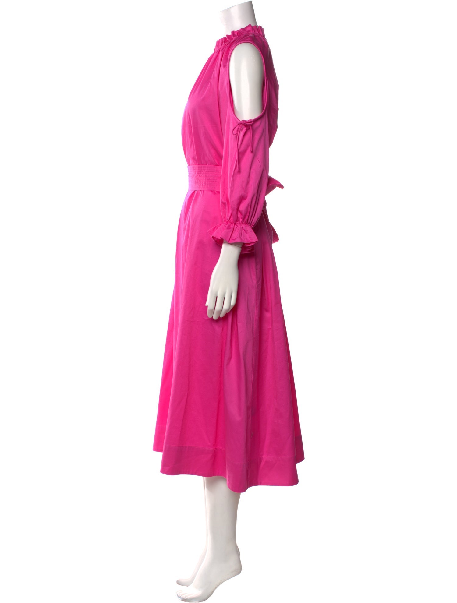 Cynthia Rowley Mock Neck Long Dress