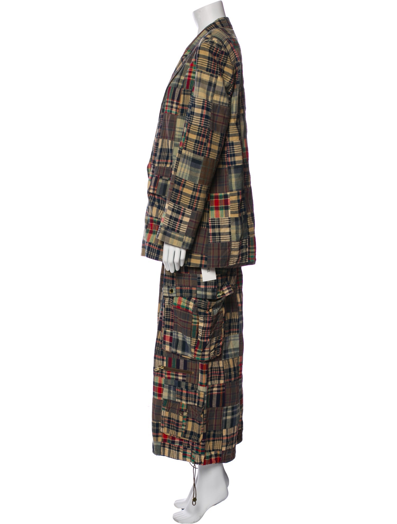 Cynthia Rowley Plaid Print Pant Set