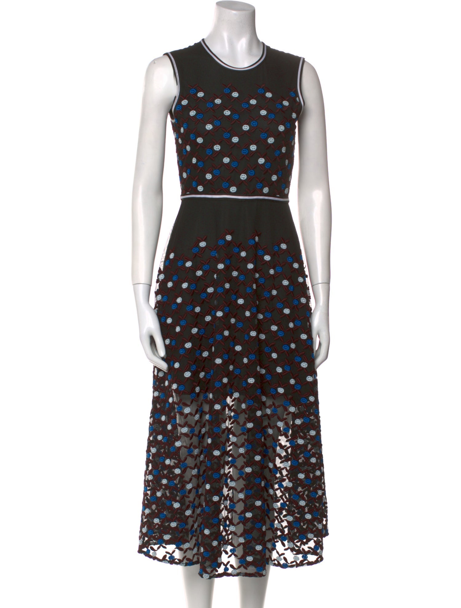 Cynthia Rowley Printed Midi Length Dress