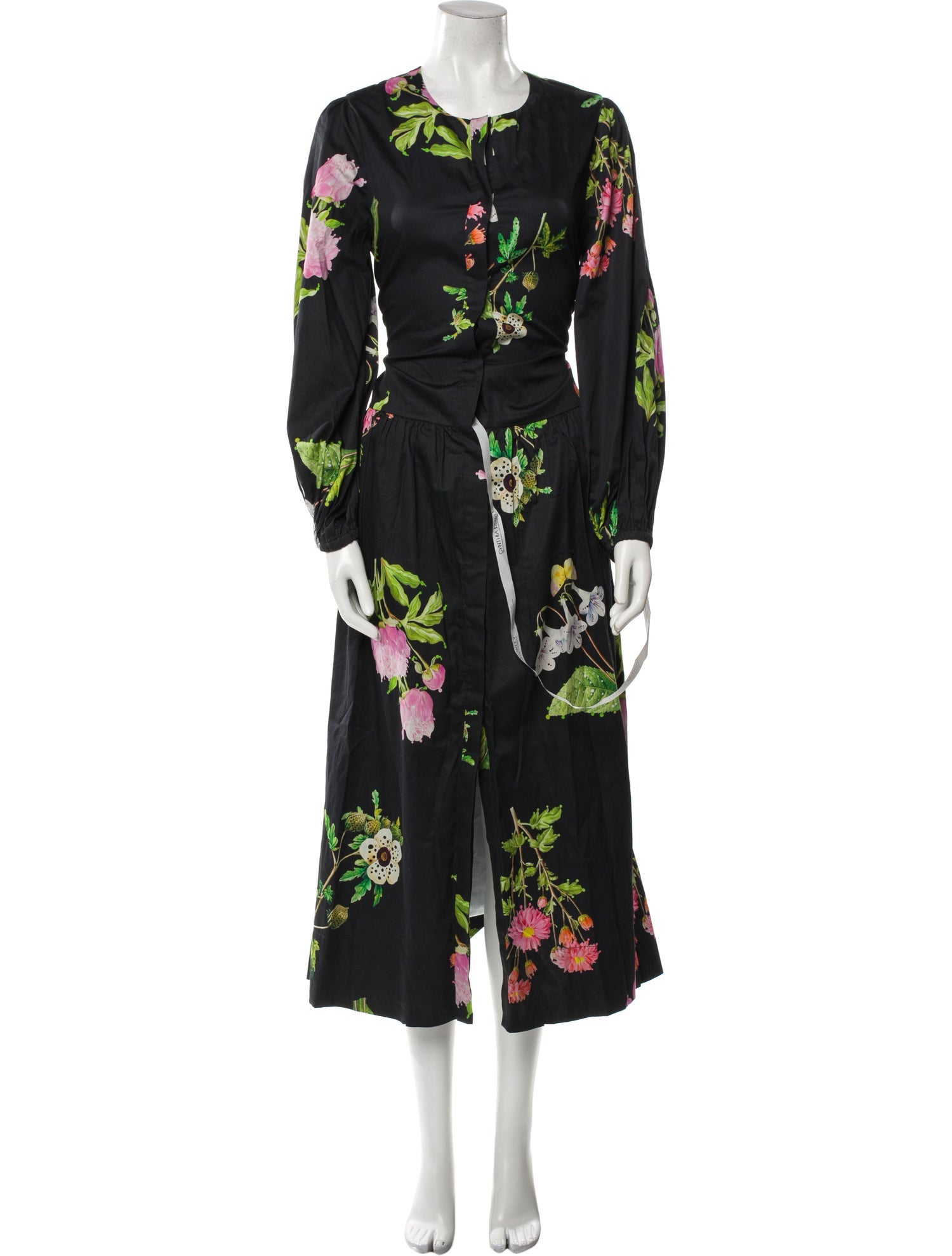 Cynthia Rowley Floral Print Long Dress