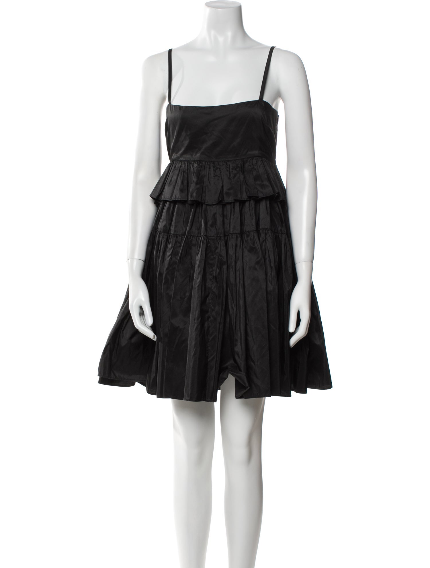 Cynthia Rowley Square Neckline Mini Dress