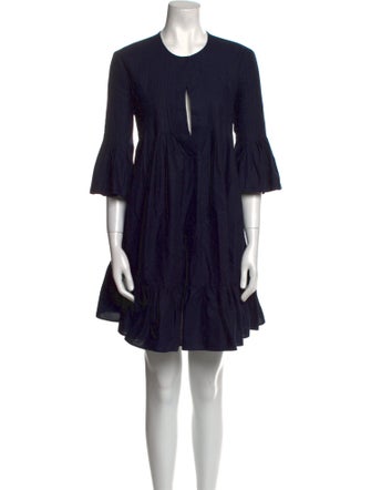 Cynthia Rowley Crew Neck Mini Dress