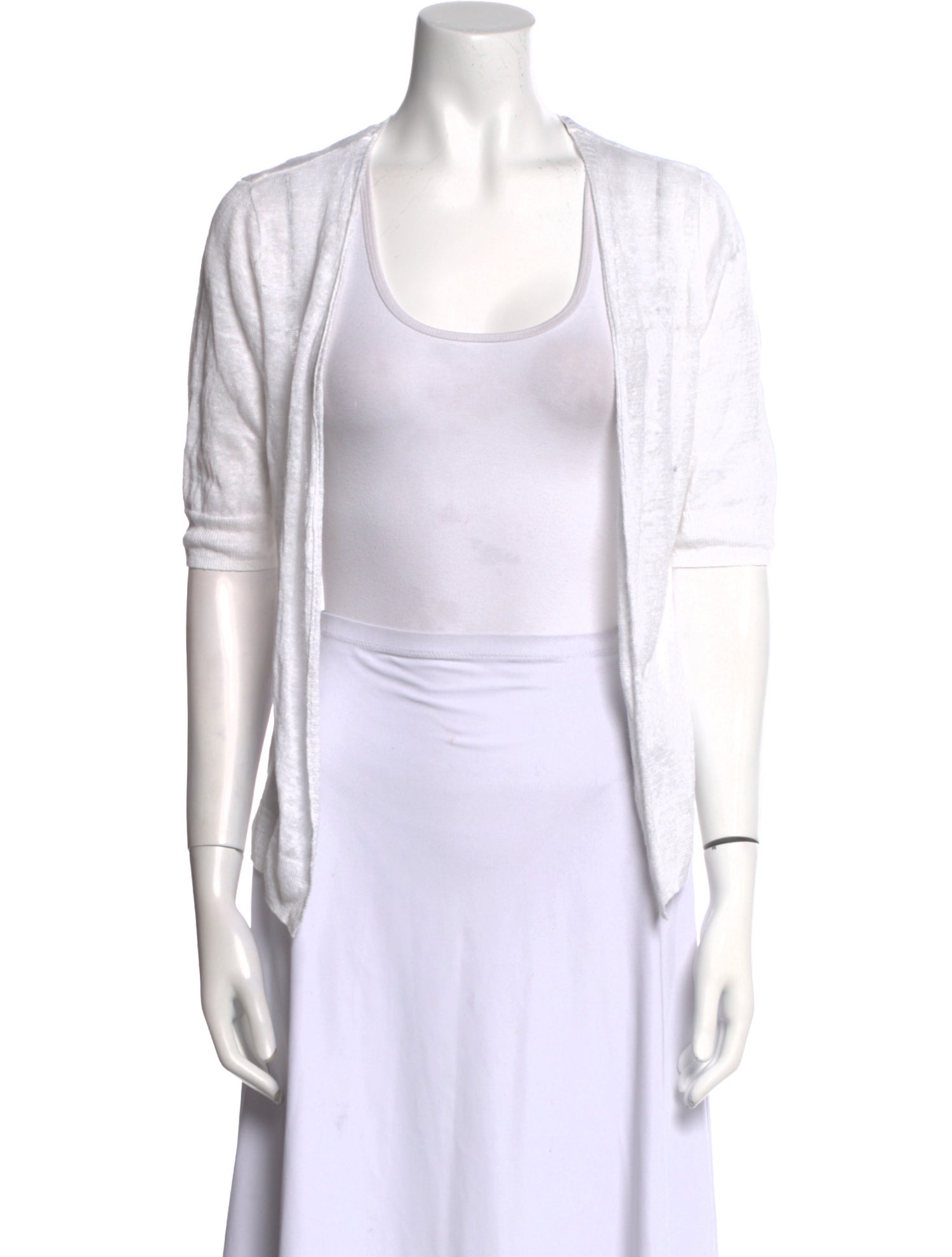 Cynthia Rowley Linen Scoop Neck Sweater