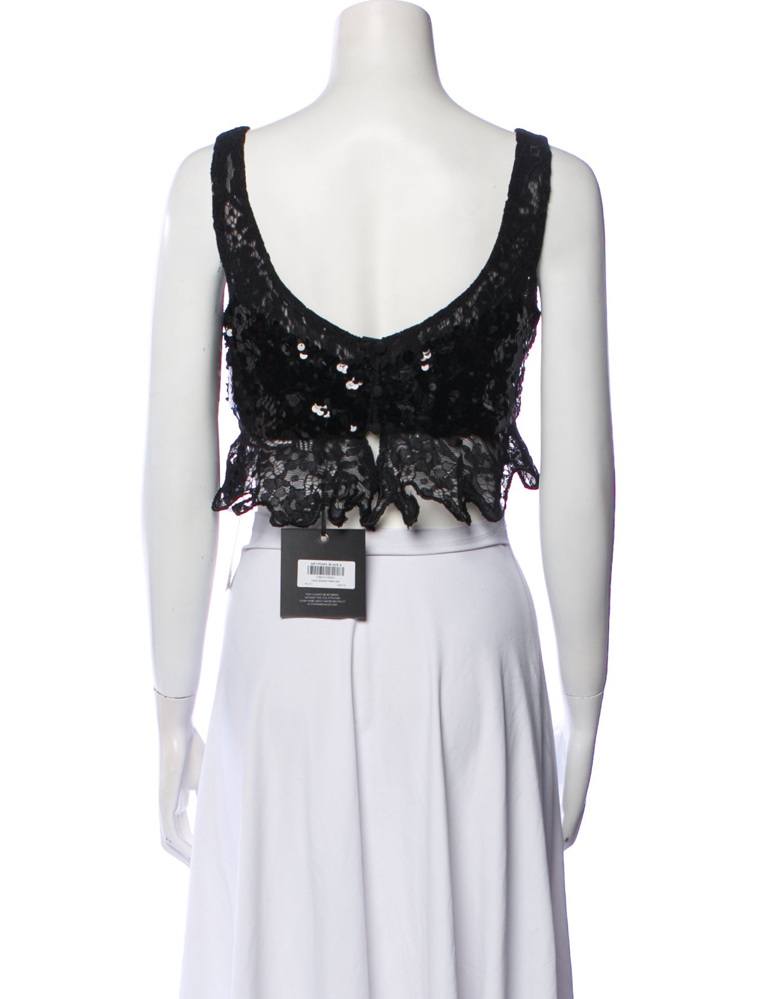 Cynthia Rowley Scoop Neck Sleeveless Crop Top w/ Tags