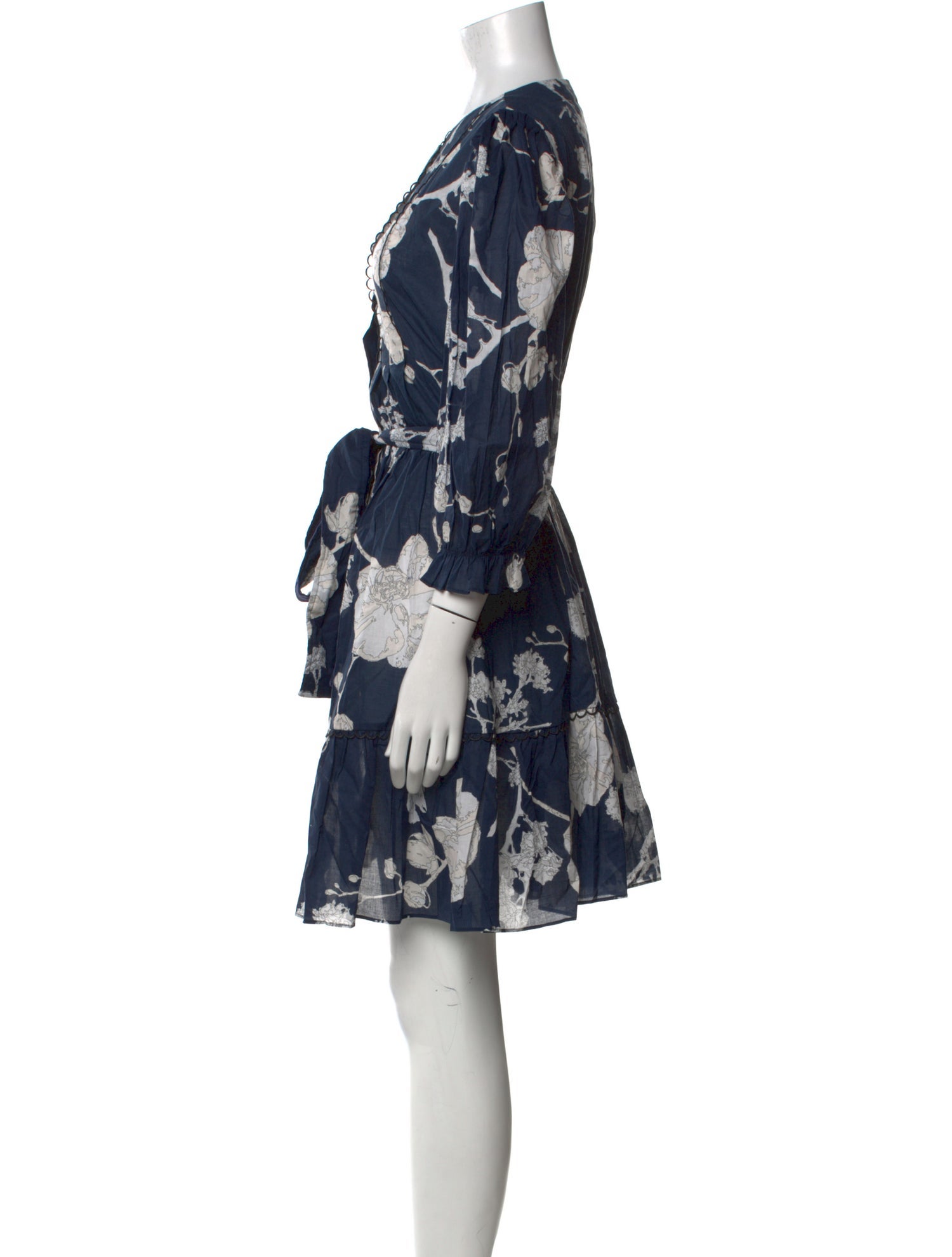 Cynthia Rowley Floral Print Mini Dress