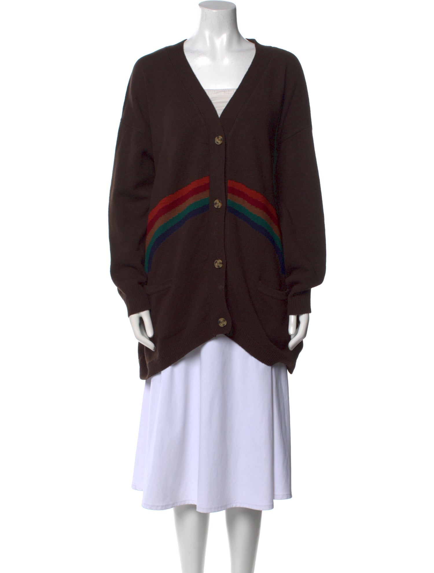 Cynthia Rowley Wool Striped Sweater